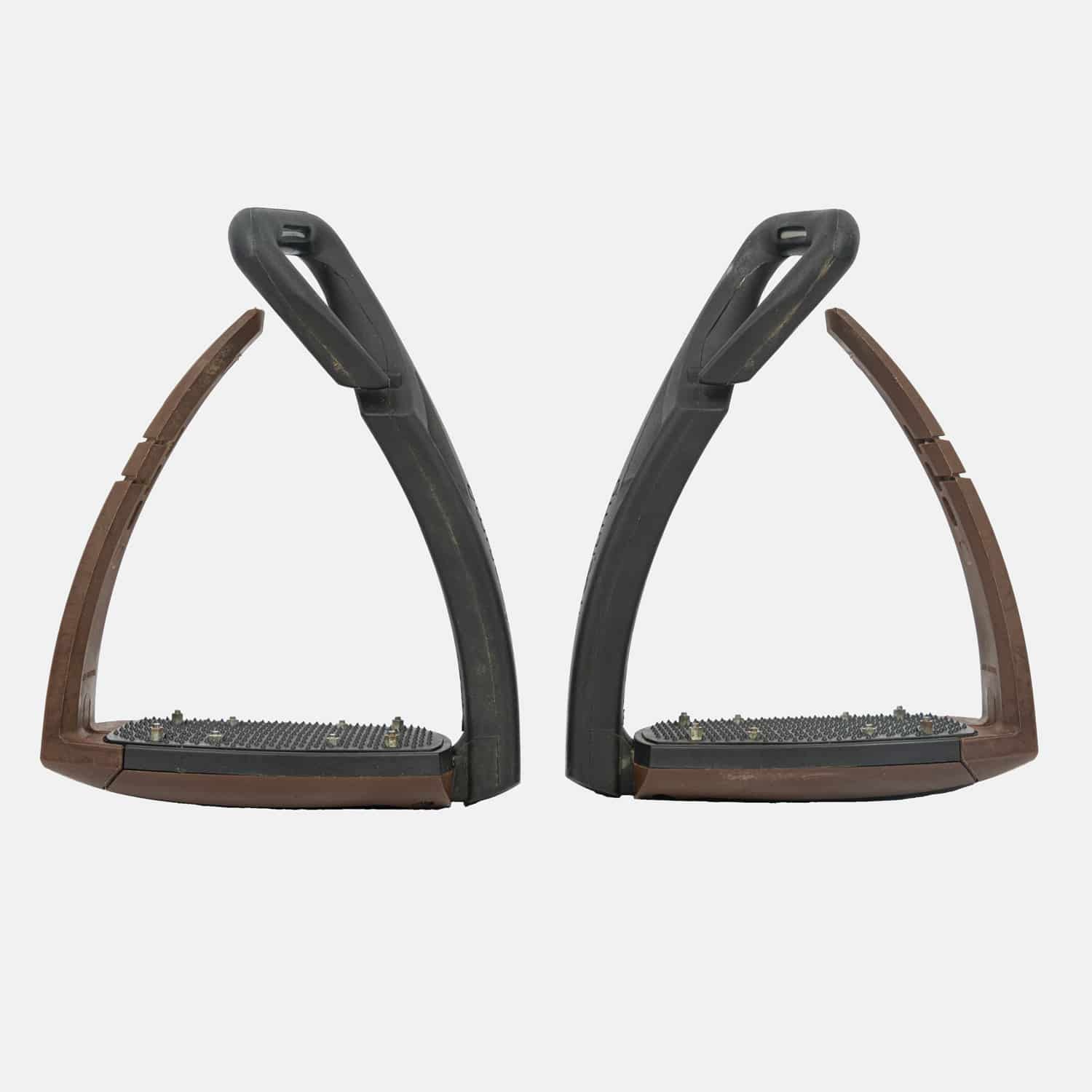 Etrier-Freejump-Soft-Up-Pro-+-Noir-Marron-Adulte-Occasion_1 Freejump - Etriers Soft'Up Pro + Noir Marron – Image 1