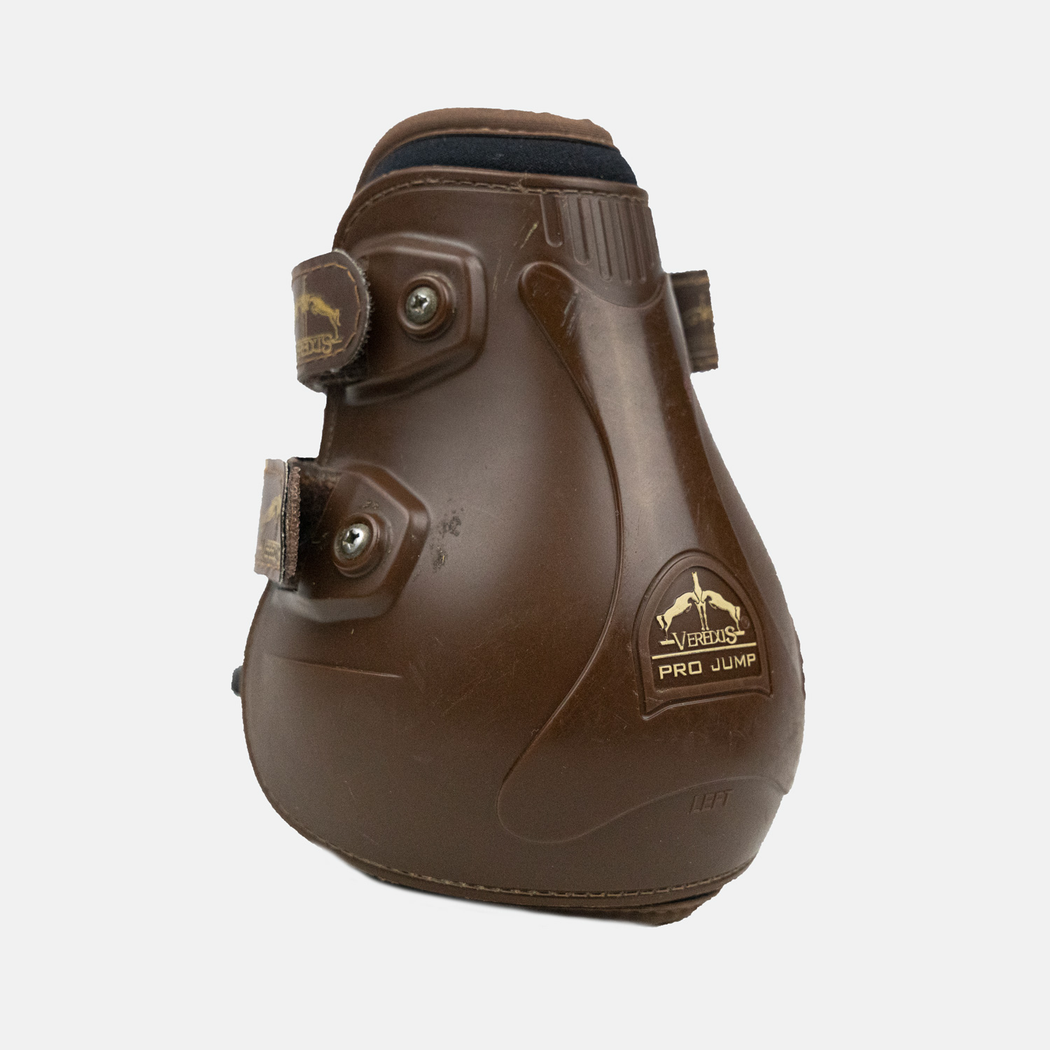 protege-boulet-veredus-pro-jump-double-coque-marron-cheval-occasion-1 Veredus - Protèges boulets Pro jump Velcro Marron – Image 1