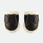 Kentucky Horsewear - Protège boulets Leather Sheepskin Noir