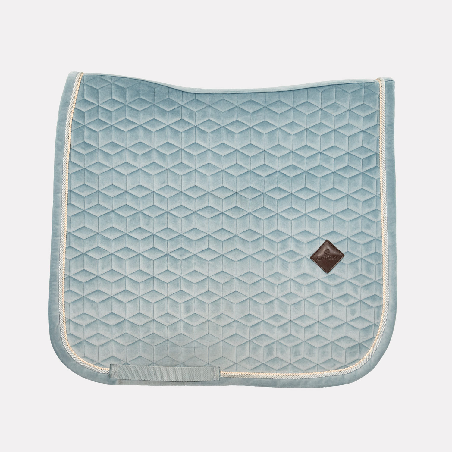 tapis-dressage-kentucky-horsewear-nouvelle-coupe-velvet-bleu-ciel-cheval-occasion-1 Kentucky Horsewear - Tapis De Dressage Velvet Bleu Ciel – Image 1