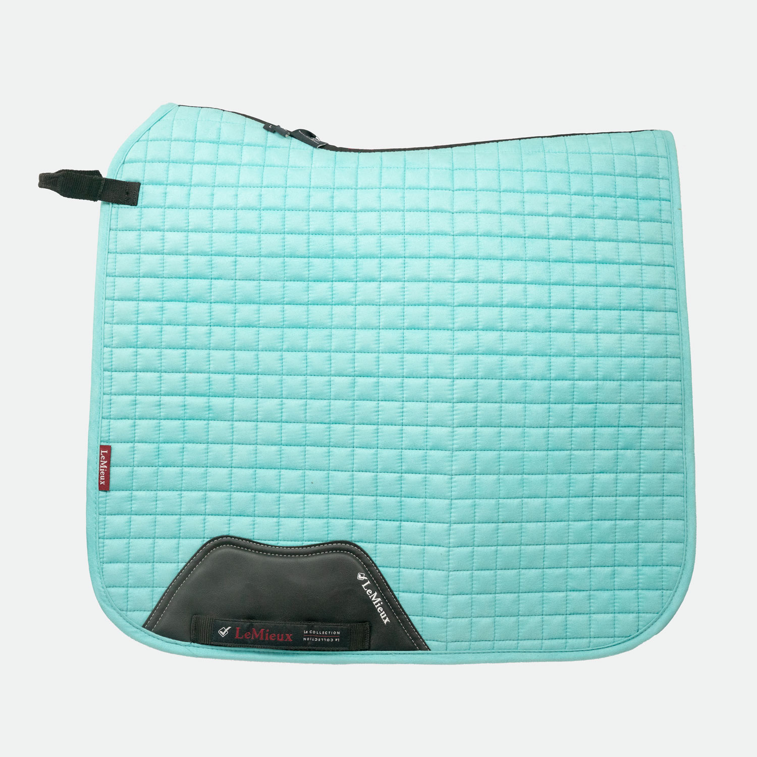 Lemieux-Tapis-De-Dressage-Square-En-Suedine-Azure-cheval-occasion-3 Lemieux - Tapis De Dressage Square En Suédine Azure – Image 1