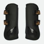 Kentucky Horsewear - Guêtres Ouvertes Velcro Old Noir – Image 2