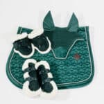 Kentucky Horsewear - Protège Boulets Young Horses Velvet Sheepskin Vert Sapin – Image 4