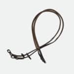 Cwd Sellier - Rênes Caoutchouc Contact Large Châtaigne