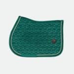 Kentucky Horsewear - Tapis De Cso Velvet Pony Vert Sapin